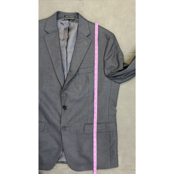 Lauren Ralph Lauren Sport Coat 42R Grey Check Houndstooth Blazer Jacket FS Chrty - Picture 8 of 12